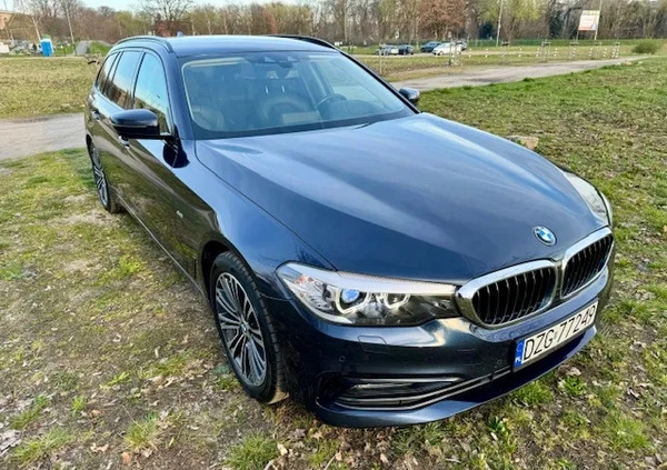BMW Seria 5 cena 95900 przebieg: 155107, rok produkcji 2017 z Bolesławiec małe 436